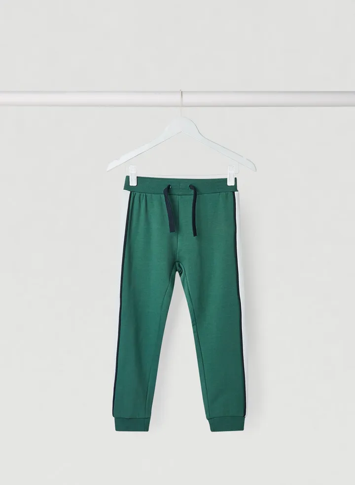 Kids Side Tape Sweatpants Bistro Green