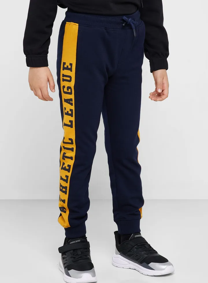 Boys Side Panel Joggers