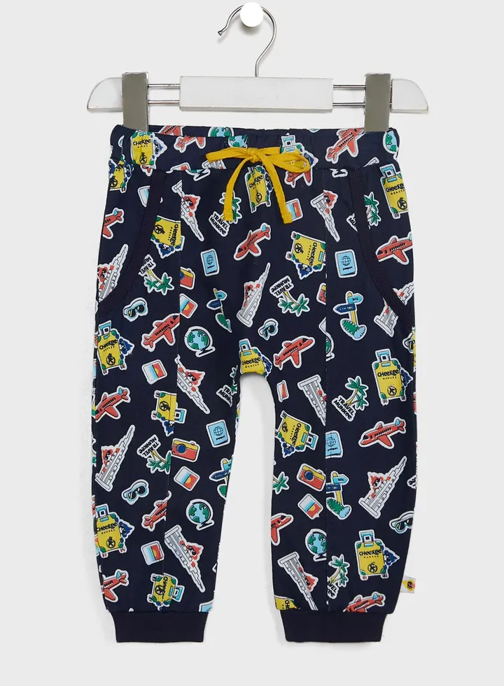 Kids Vacation Print Sweatpants