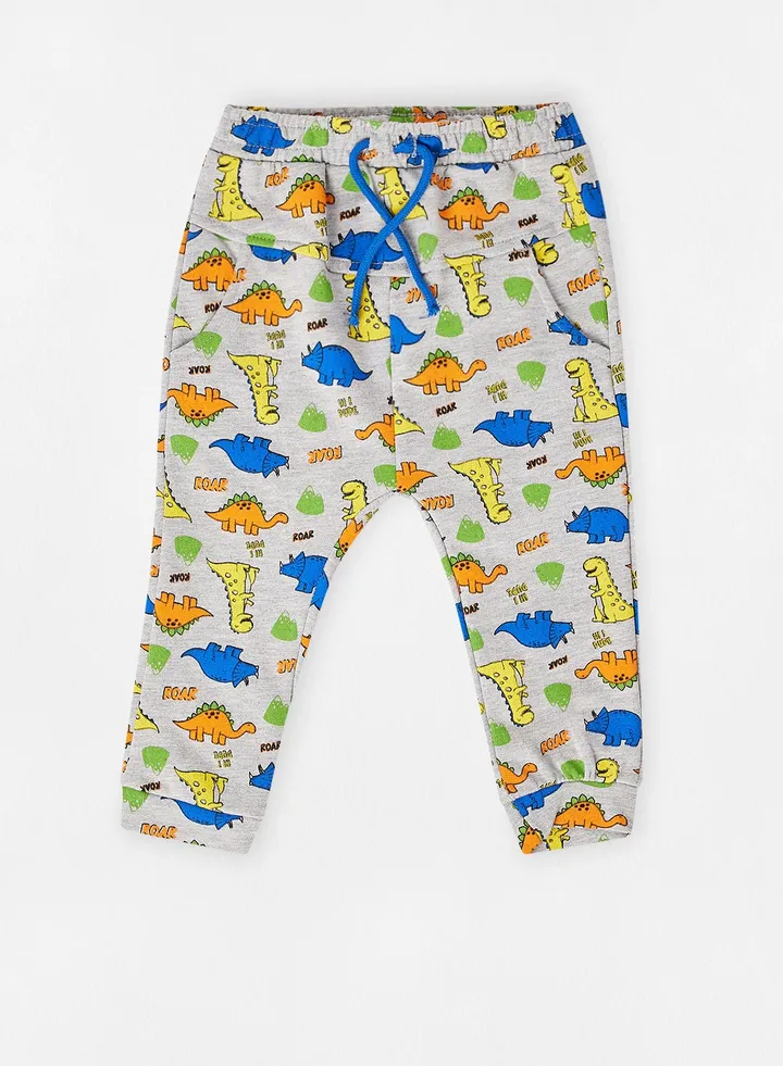 Baby Boys Dinosaur Print Joggers