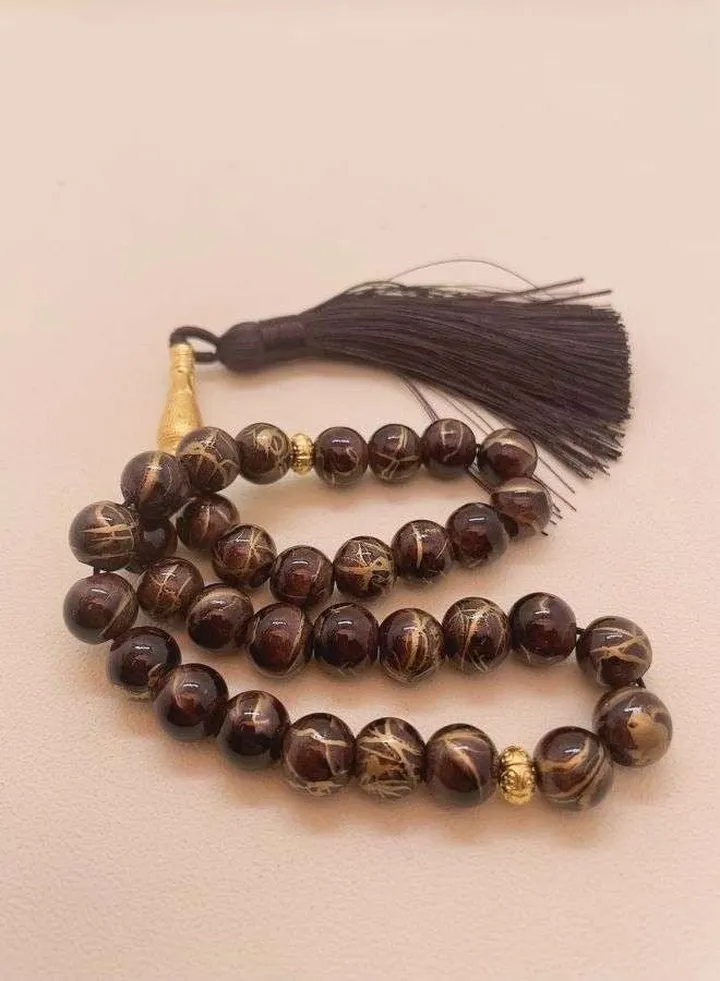 33 Glass Prayer Beads/Tasbih/10mm