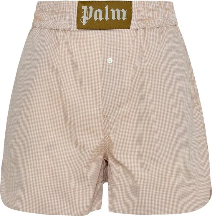 Palm Angels Logo Patch Shorts