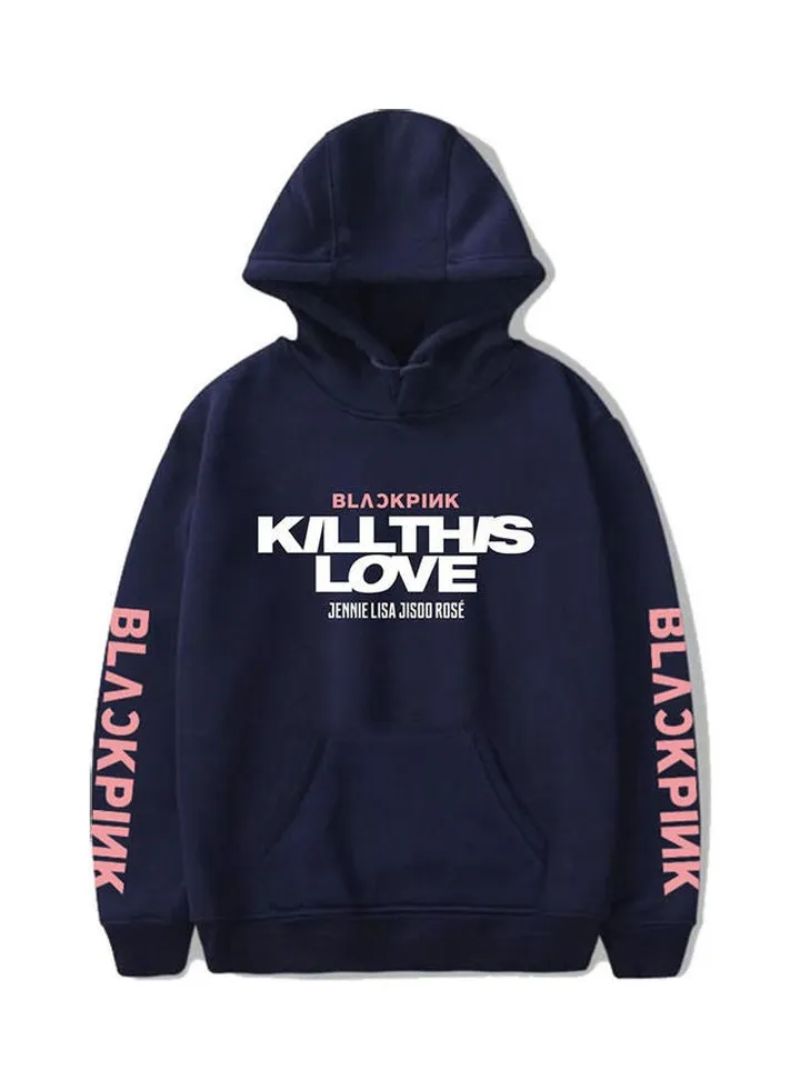 Printed Sweatshirt Navy