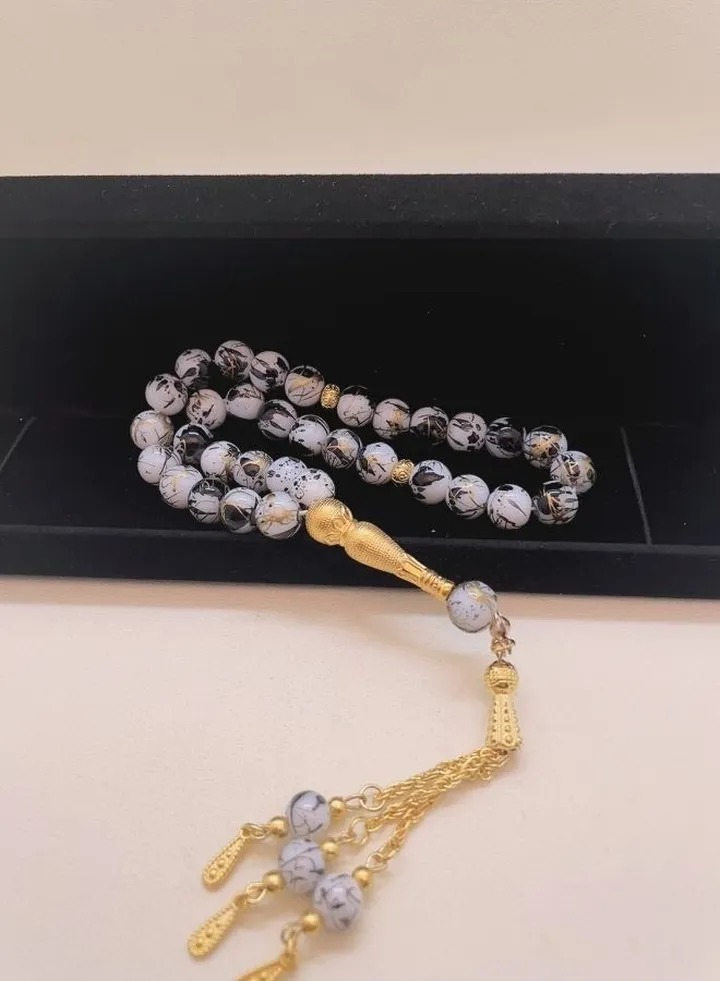 33 Glass Prayer Beads/Tasbih/10mm