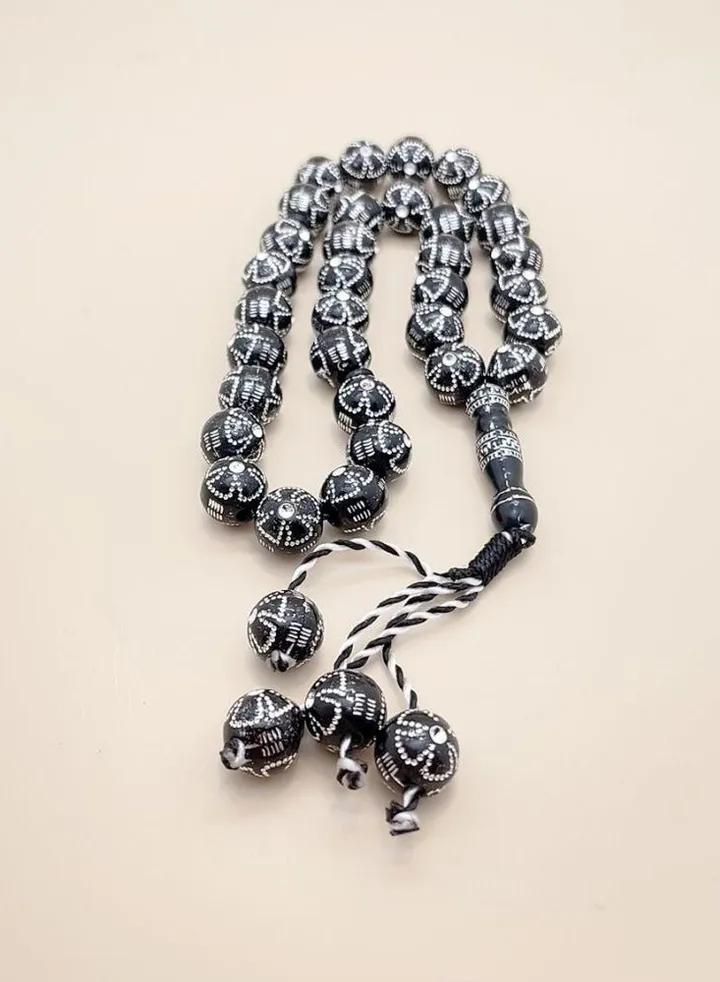 3 Pack/33 Acrylic Prayer Beads/Tasbih/12mm