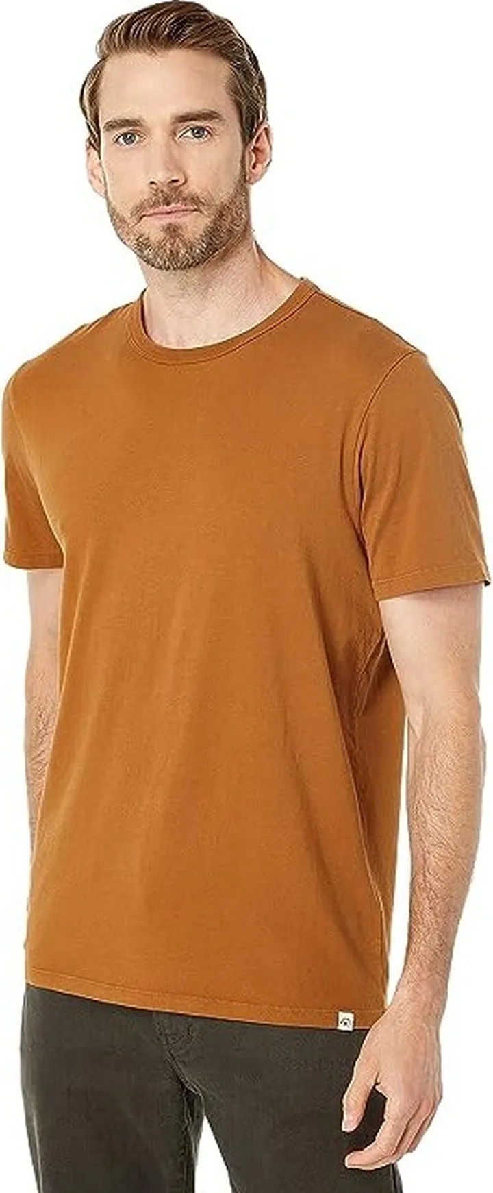 Madewell Garment-Dyed Allday Crew Neck Tee (Dried Cedar) Men's Clothing