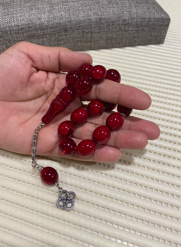 Faturan Prayer Beads For Men 17 Beads Size 13.5mm*15.5mm
