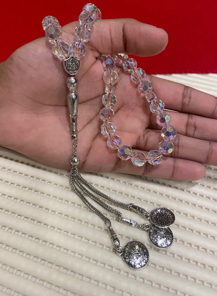 Crystal Prayer Beads For Men High Quality 35 Beads Size 9.5mm