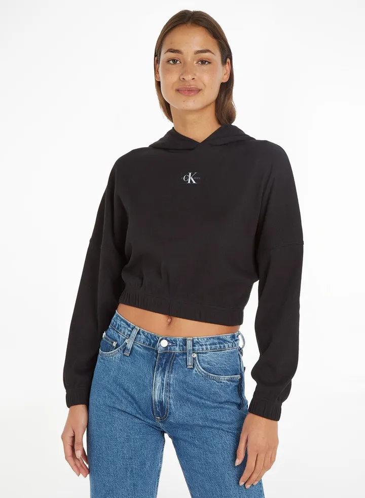 Logo Knitted Hoodie