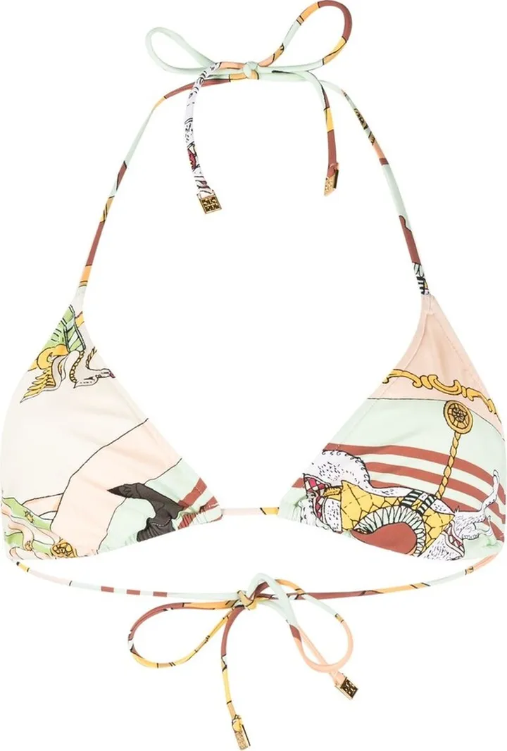 TORY BURCH- Printed Bikini Top