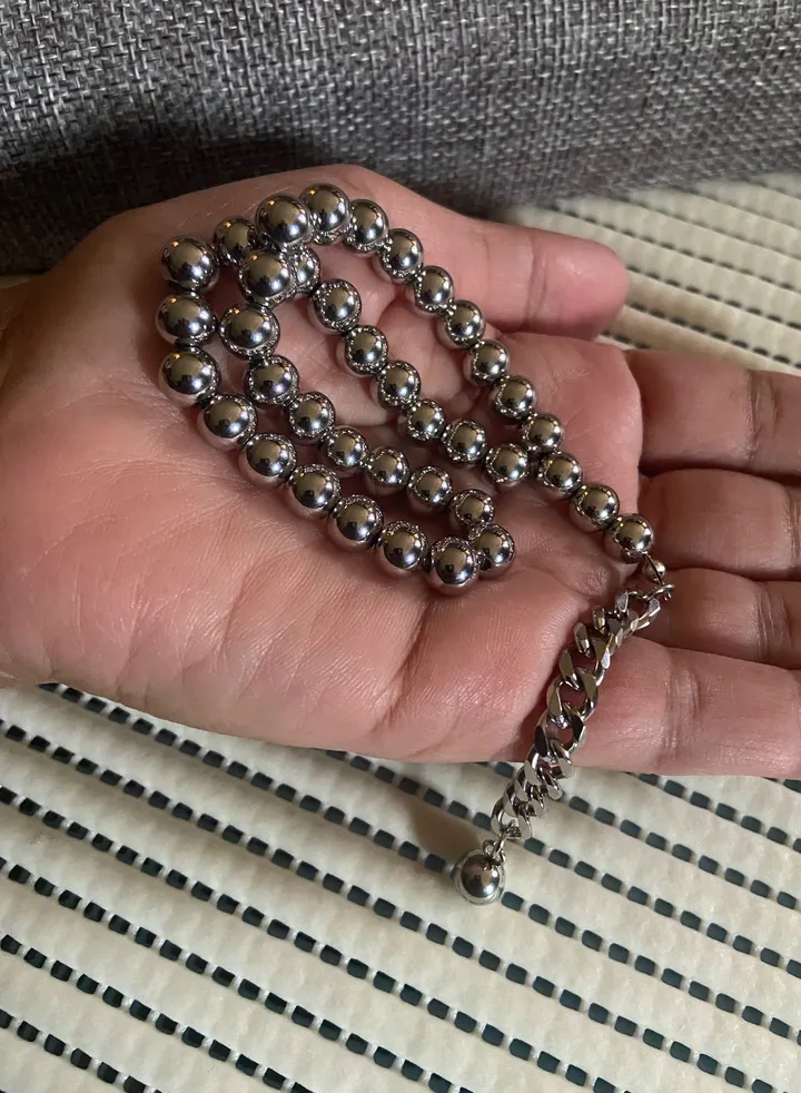 High Quality Stainless Steel Prayer Beads For Men 35 Beads Size 8mm