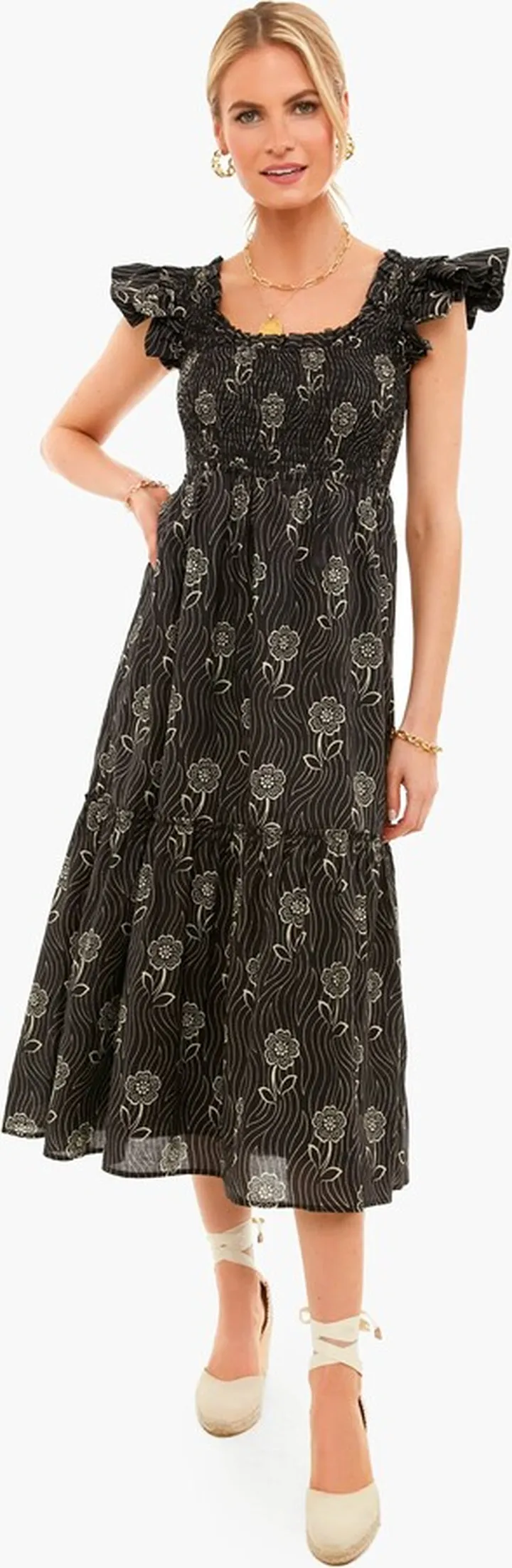 Midnight Posy Mallie Dress