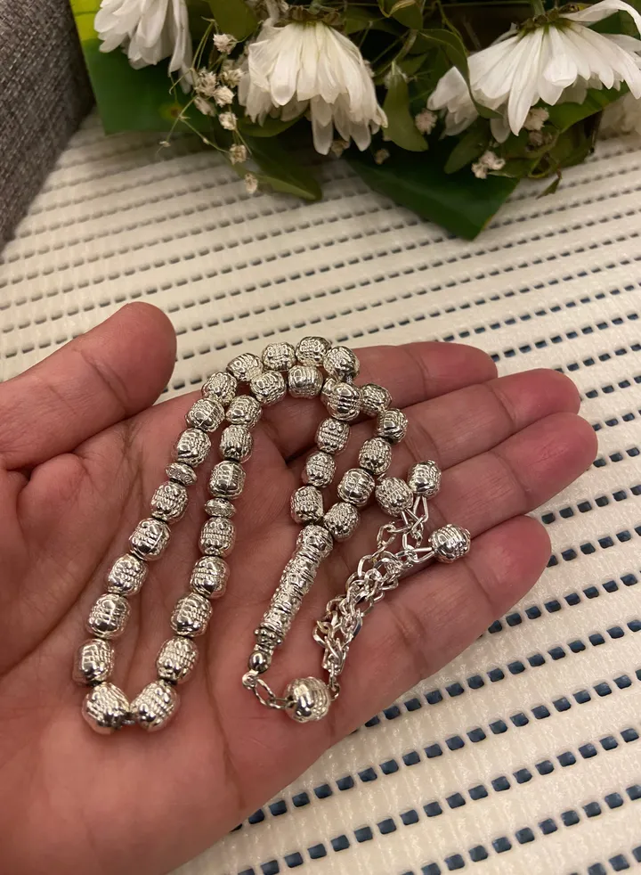 Metal Prayer Beads For Men 33 Beads