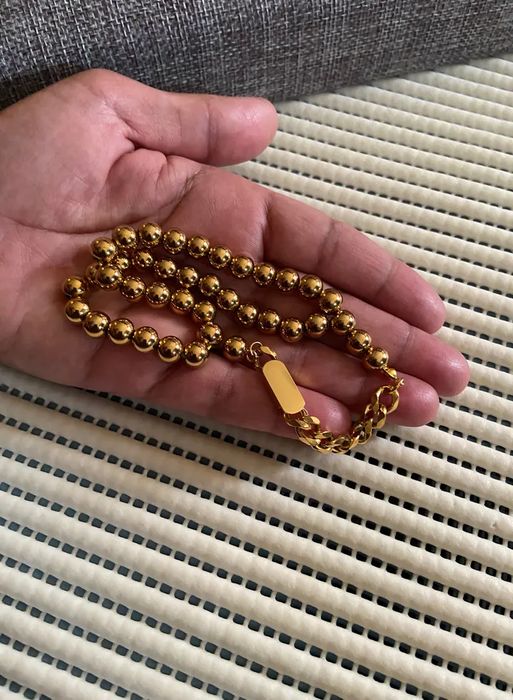 High Quality Stainless Steel Prayer Beads For Men 35 Beads Size 8mm