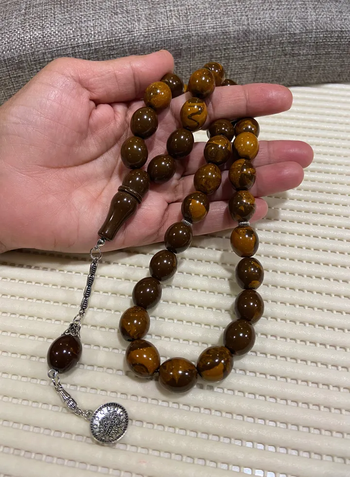 Faturan Prayer Beads For Men 33 Beads Size 13.5mm*15.5mm