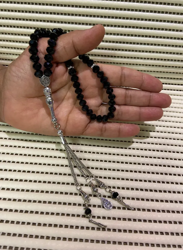 Crystal Prayer Beads For Men 50 Beads Size 7.8mm