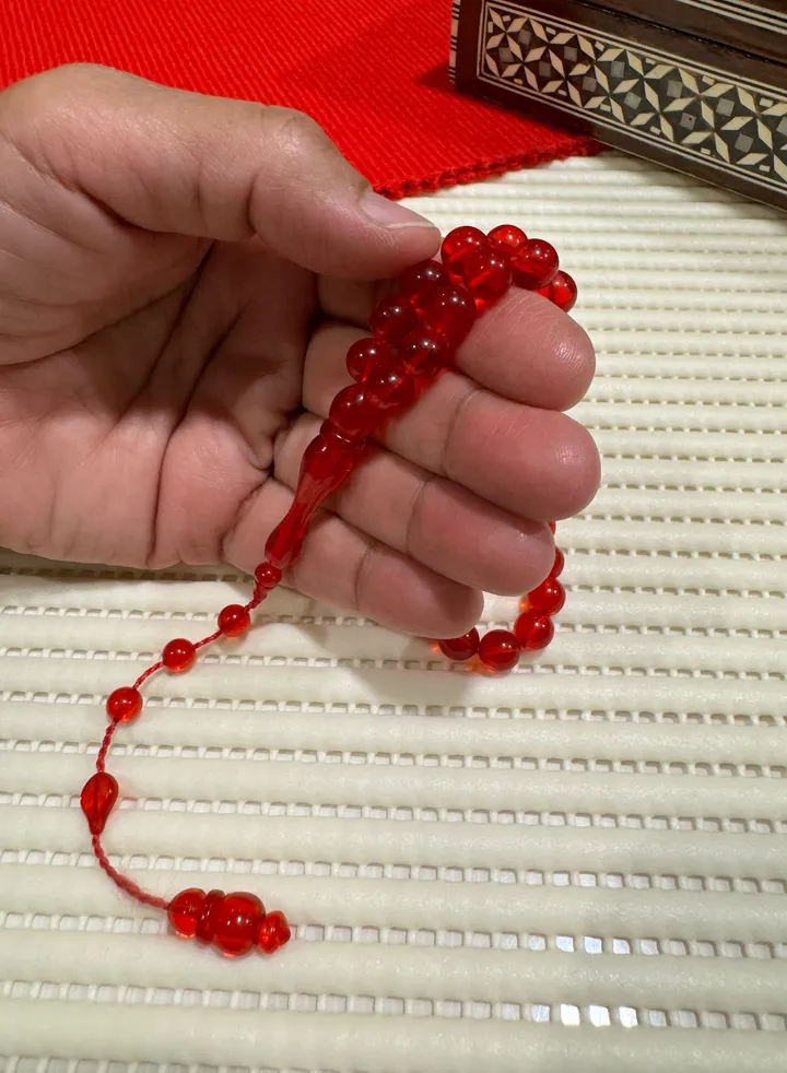 Small Faturan Bakelite Prayer Beads For Men 33 Beads Size 8mm