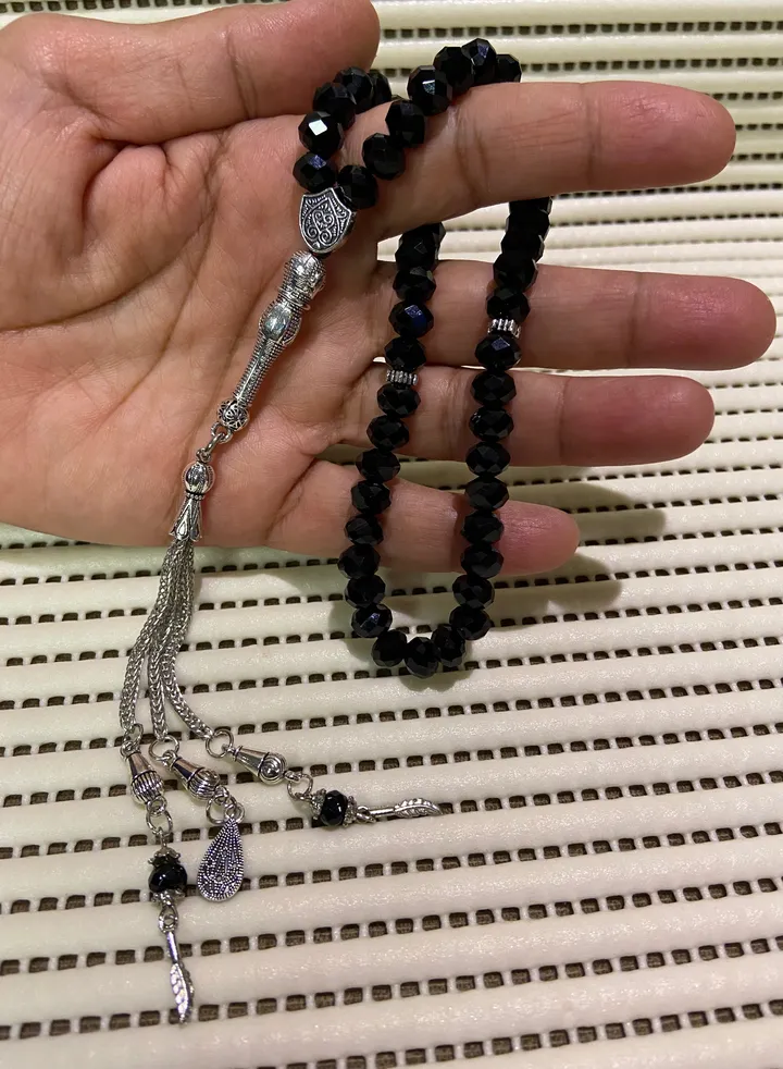 Crystal Prayer Beads For Men 50 Beads Size 7.8mm
