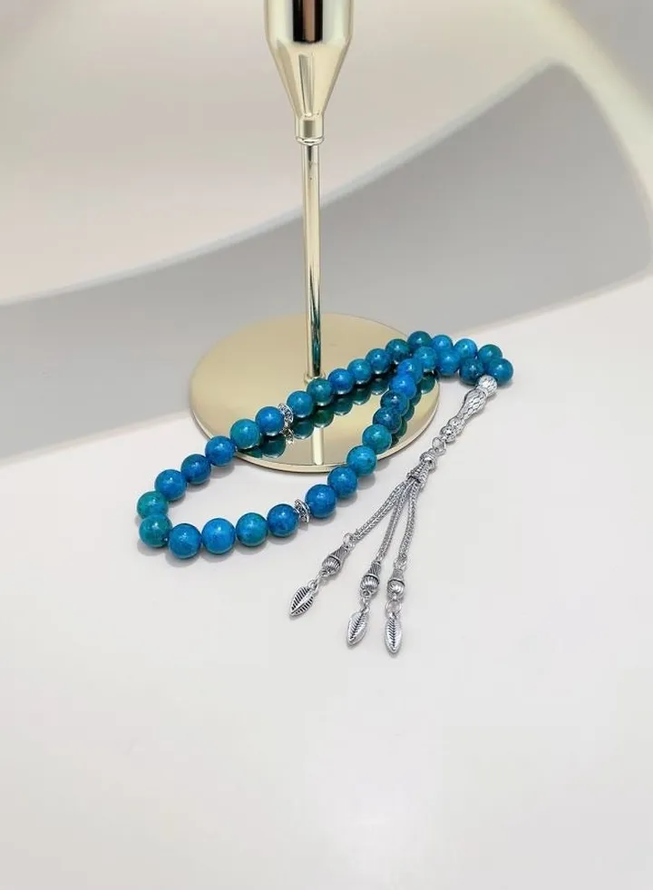 33 Natural Malachite Rosary Beads/Tasbih/10mm