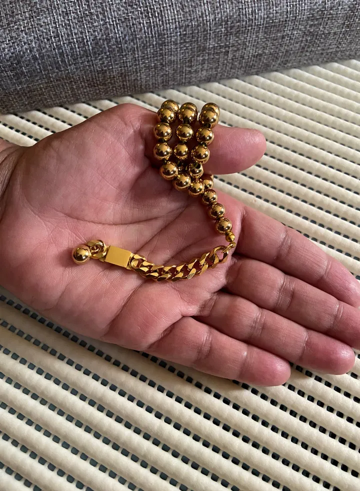 High Quality Stainless Steel Prayer Beads For Men 35 Beads Size 8mm