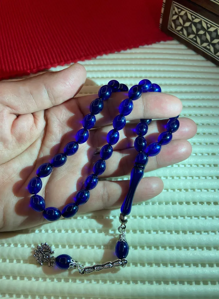 Faturan Bakelite Prayer Beads For Men 33 Beads Size 8mm x 10.5mm