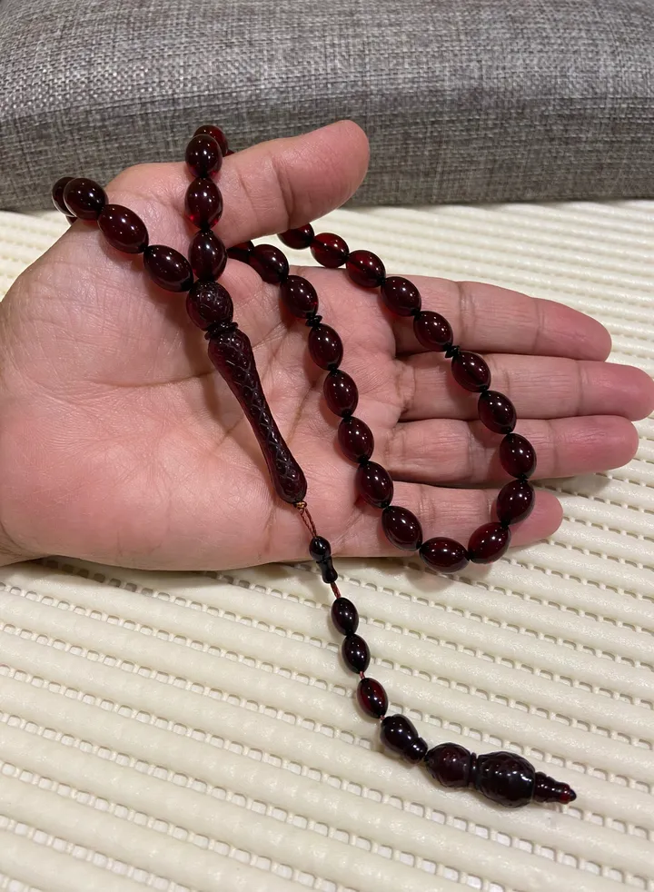 Faturan Prayer Beads For Men 33 Beads Size 8.5mm*12mm
