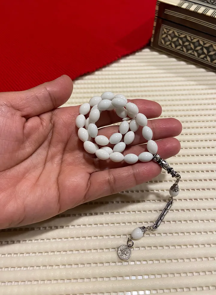Small Faturan Bakelite Prayer Beads For Men 33 Beads Size 8mm x 10.5mm
