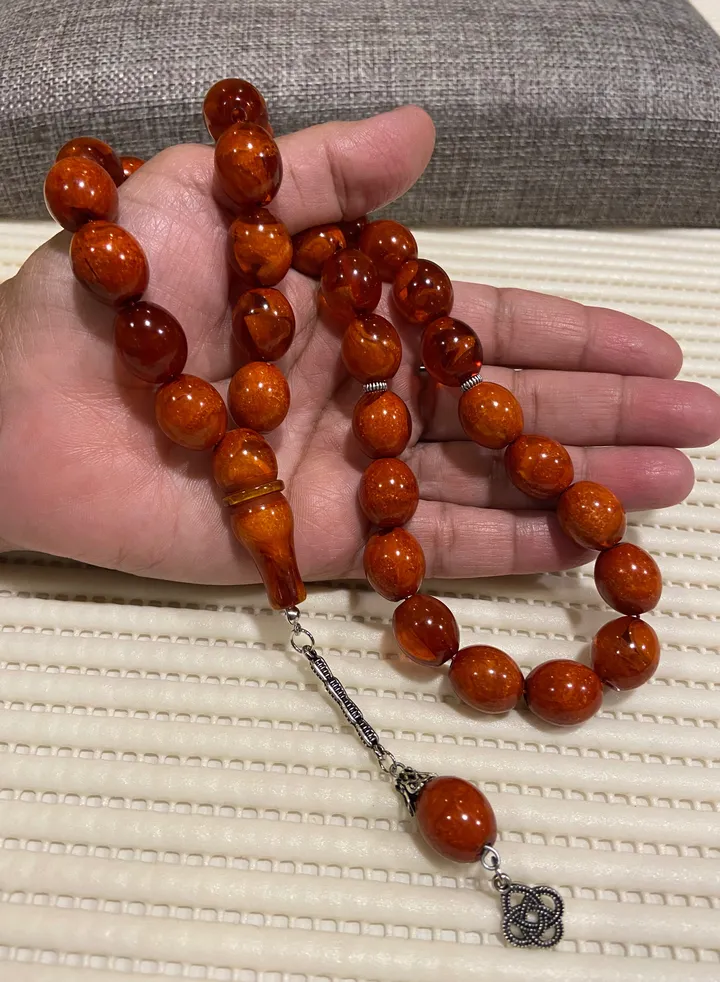 Faturan Prayer Beads For Men 33 Beads Size 13.5mm*15.5mm
