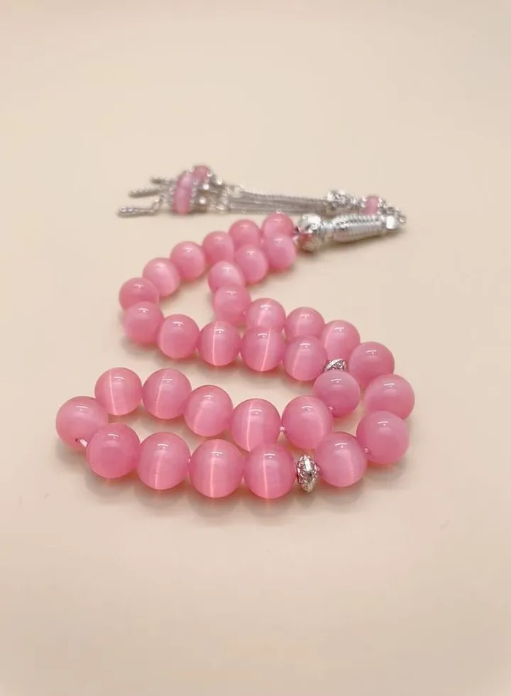 33 natural jade Tasbih / 10 mm