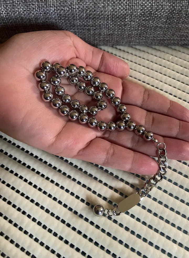 High Quality Stainless Steel Prayer Beads For Men 35 Beads Size 8mm