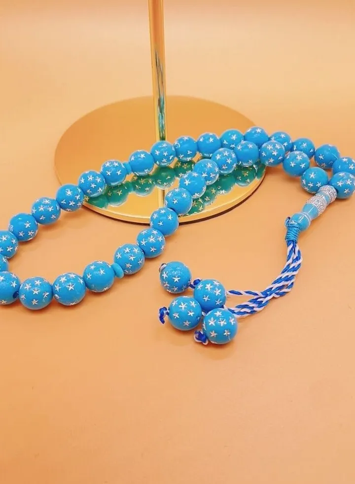3 Pack/33 Acrylic Prayer Beads/Tasbih/12mm