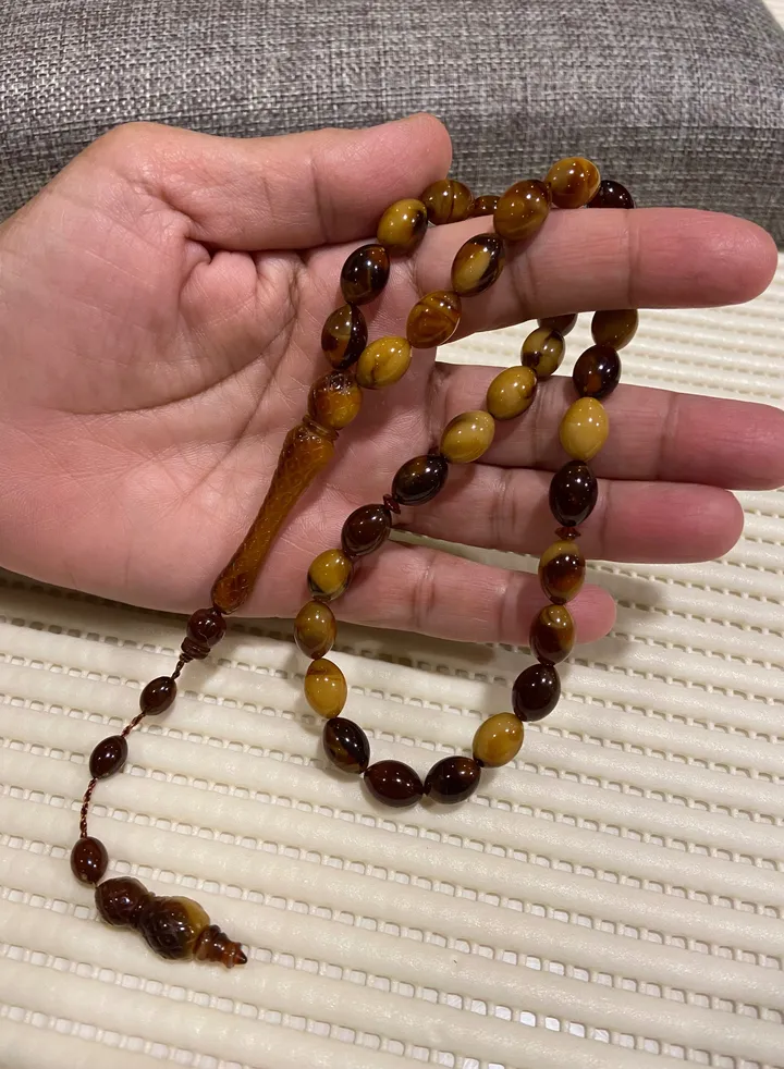 Faturan Prayer Beads For Men 33 Beads Size 8.5mm*12mm