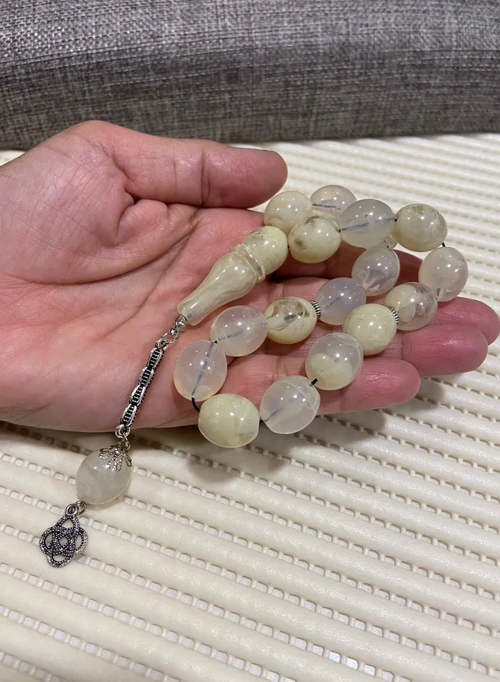 Faturan Prayer Beads For Men 17 Beads Size 13.5mm*15.5mm