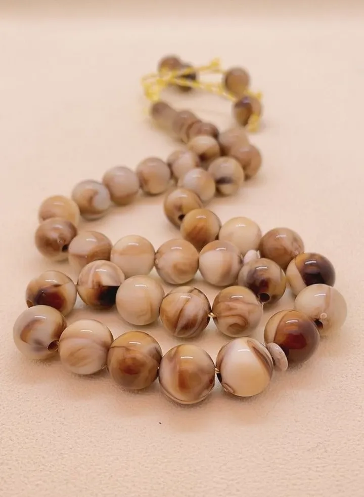 3 Pack/33 Acrylic Prayer Beads/Tasbih/12mm