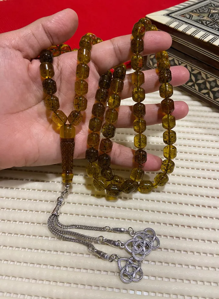 Faturan Bakelite Prayer Beads For Men 66 Beads Size 10mm x 11.5mm