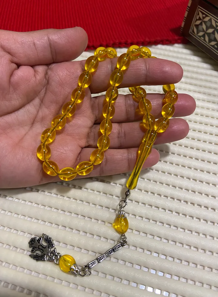 Faturan Bakelite Prayer Beads For Men 33 Beads Size 8mm x 10.5mm