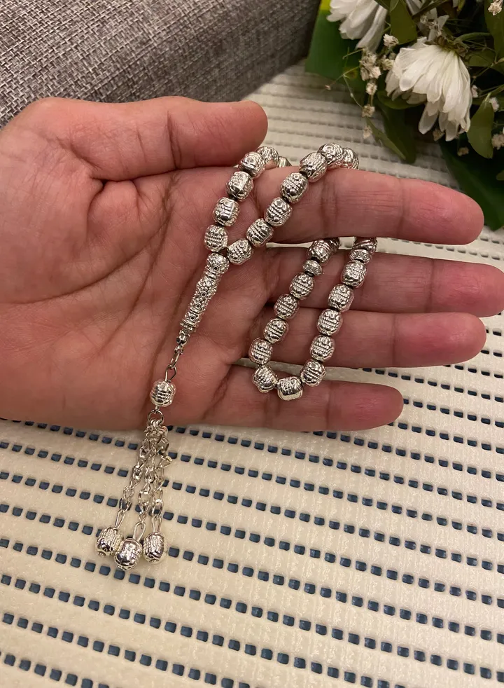 Metal Prayer Beads For Men 33 Beads