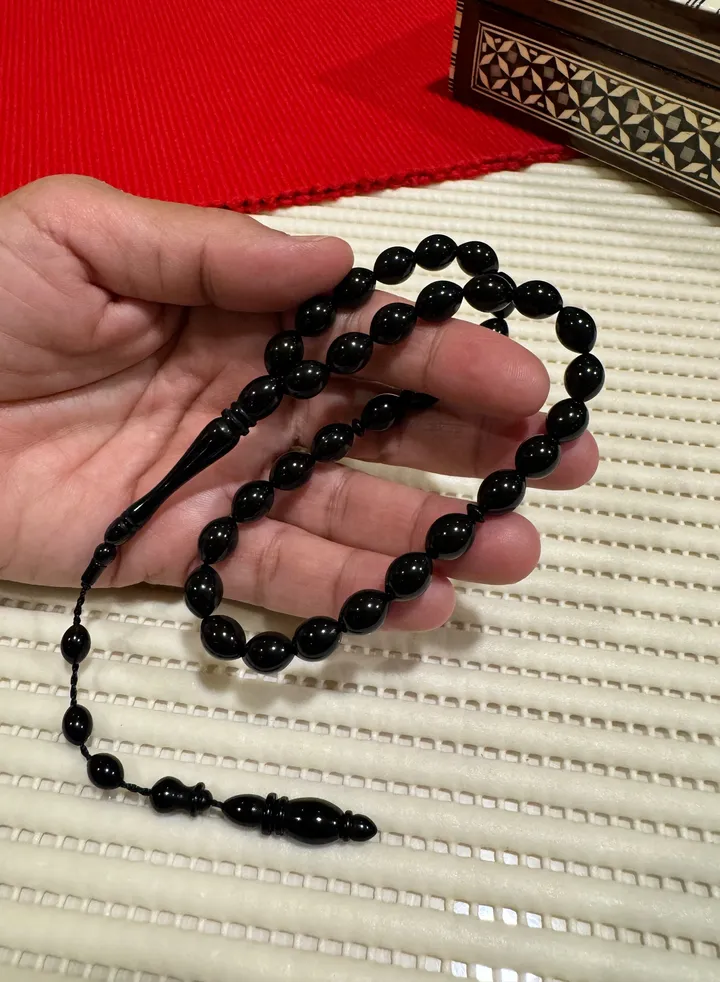 Faturan Bakelite Prayer Beads For Men 33 Beads Size 8mm x 10.5mm