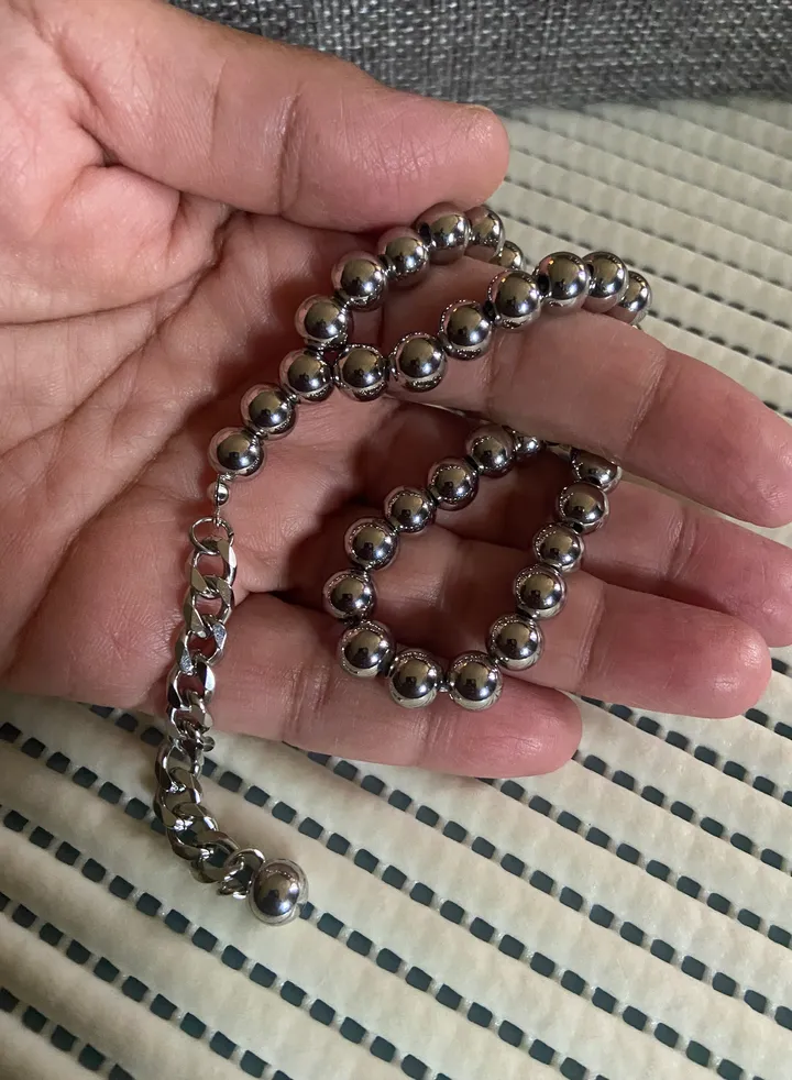 High Quality Stainless Steel Prayer Beads For Men 35 Beads Size 8mm
