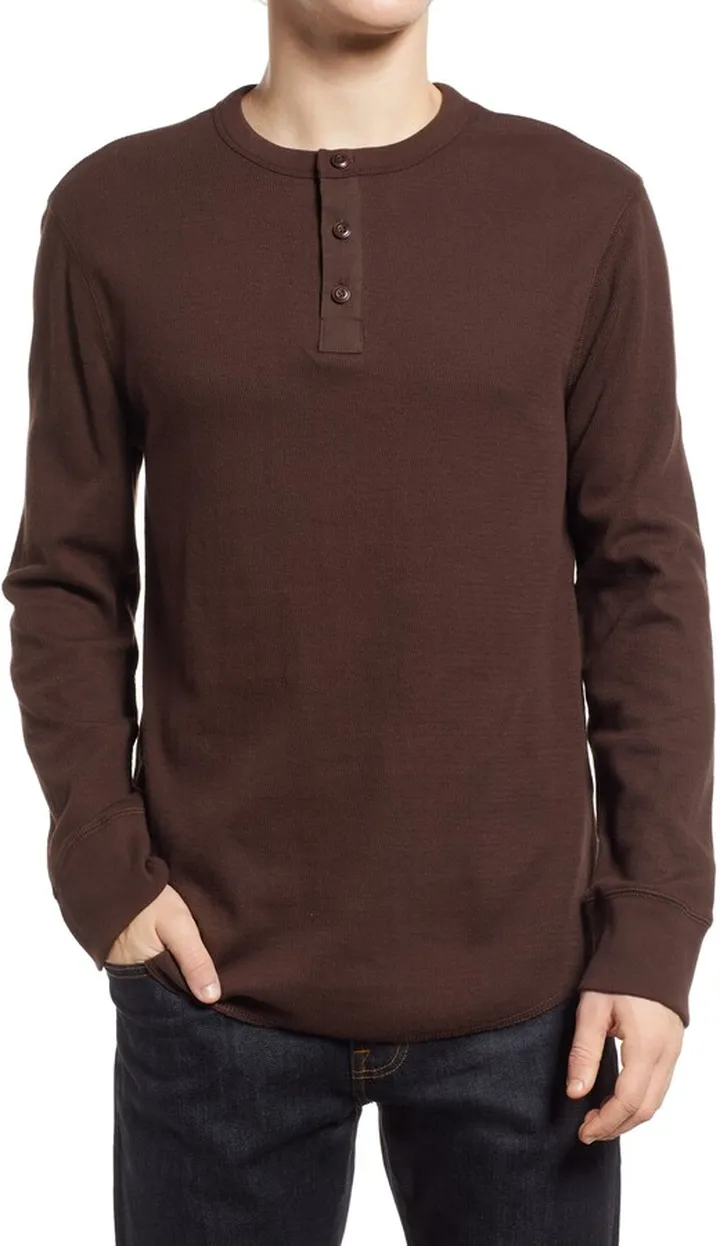 Thermal Henley T-Shirt