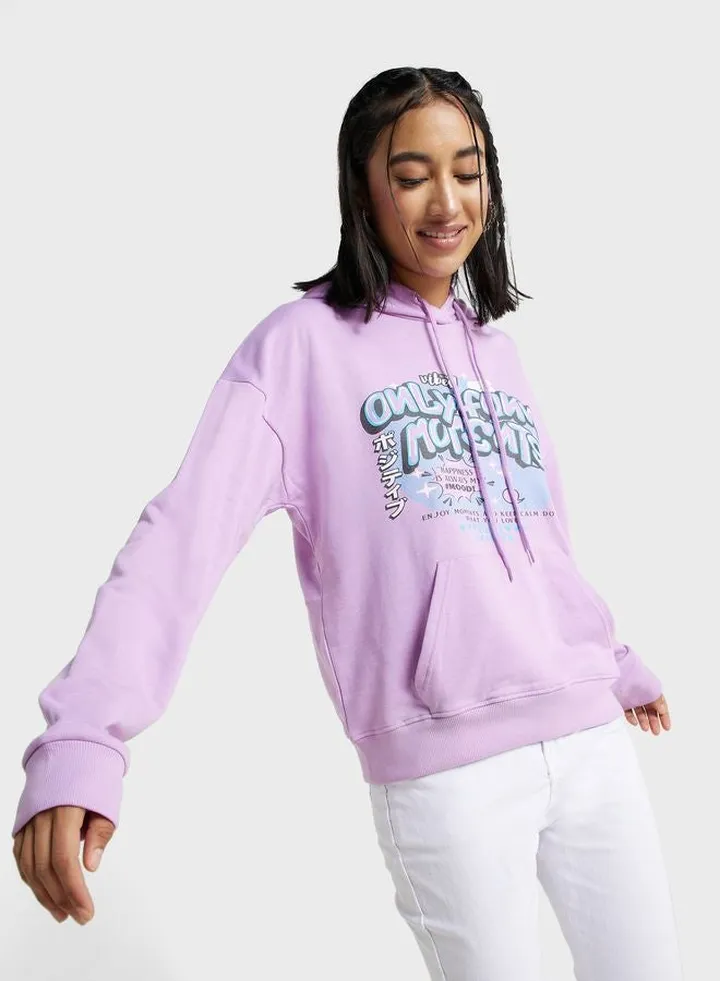 Graphic Printed Hoodie