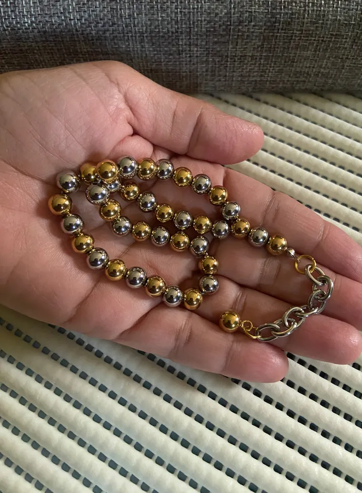 High Quality Stainless Steel Prayer Beads For Men 35 Beads Size 8mm