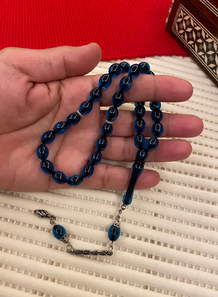 Faturan Bakelite Prayer Beads For Men 33 Beads Size 8mm x 10.5mm