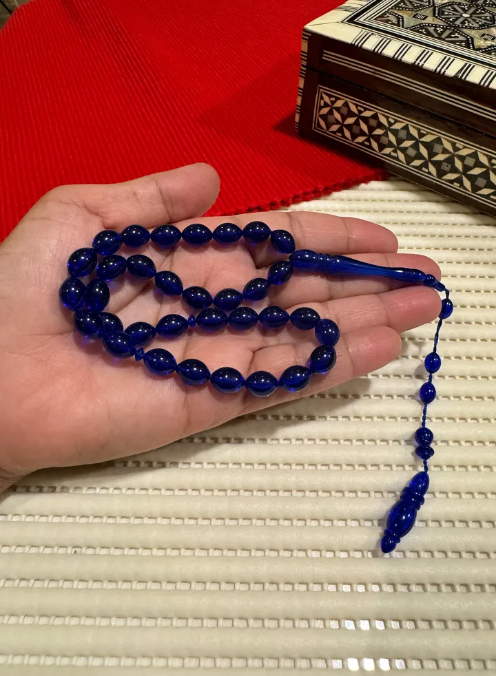 Faturan Bakelite Prayer Beads For Men 33 Beads Size 8mm x 10.5mm