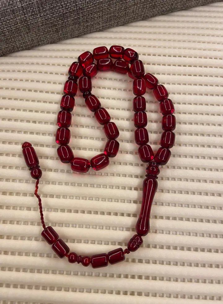 Faturan Bakelite Prayer Beads For Men 33 Beads Size 10mm x 13mm
