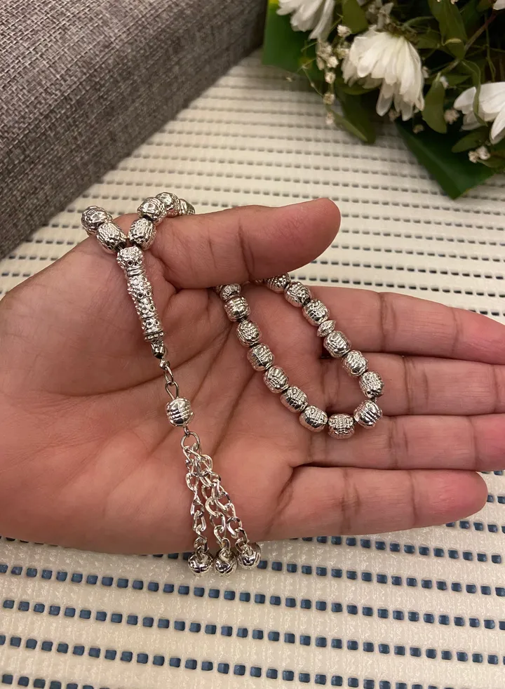 Metal Prayer Beads For Men 33 Beads