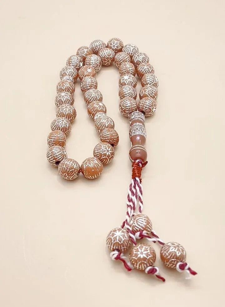 3 Pack/33 Acrylic Prayer Beads/Tasbih/12mm