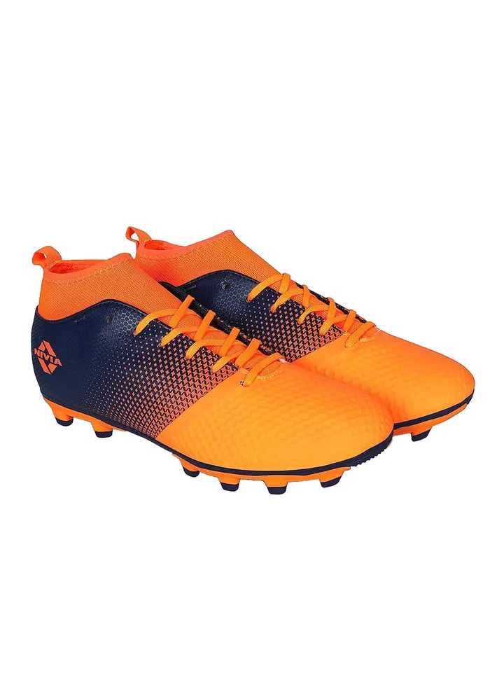 Ashtang Football Studs | 8 UK/ 9 US / 42 EU | Material : Synthetic Leather, Moulded Insole | Minimal Water Absorption/Water Proof