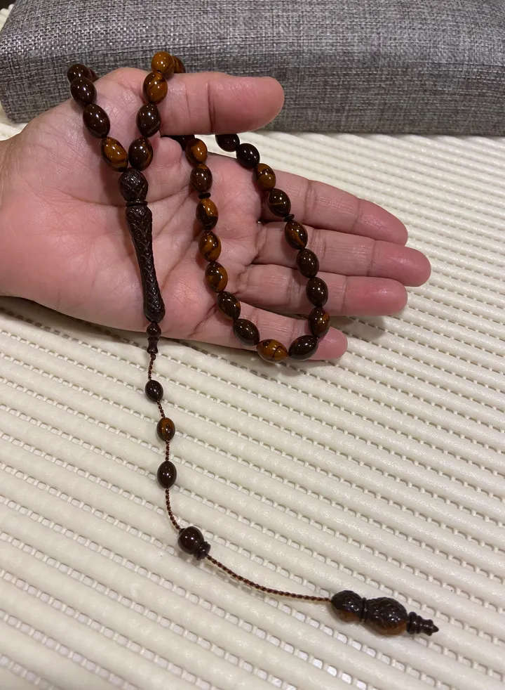 Faturan Prayer Beads For Men 33 Beads Size 8.5mm*12mm