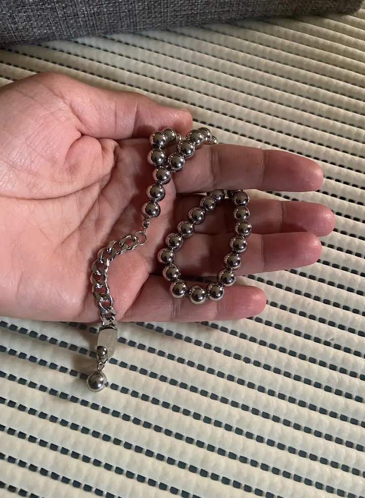 High Quality Stainless Steel Prayer Beads For Men 35 Beads Size 8mm